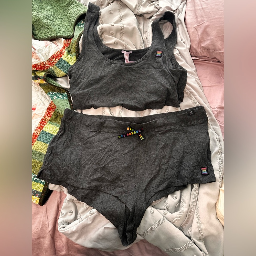 Savage X Fenty Gray Apparel